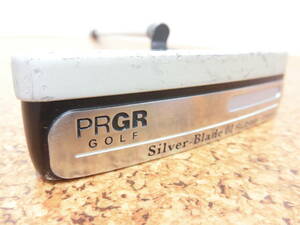 ♪PRGR プロギア Silver-Blade 01 Rubber insert シルバーブレード パター 34インチ 純正スチールシャフト 中古品♪T1093