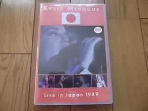 ★DVD カイリー・ミノーグの1989年貴重ライヴ盤！／LIVE IN JAPAN 日本 ライブ KYLIE MINOGUE　