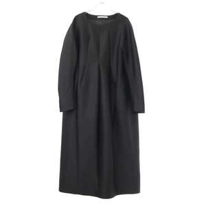 HARUNOBUMURATA ハルノブムラタ 23AW COCOON SHAPED LONG SLEEVE DRESS コクーンシェイプワンピース HM23W449-STY02 ブラック 38