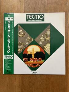 レア盤 LP盤 帯付き テクモゲームミュージック TECMO GAME MUSIC ジャケット少し色褪せ有 盤少傷有 楽譜付 G.M.O.レーベル第6弾！ ALFA