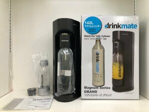【ジャンク】 drinkmate ドリンクメイト DRM1006 炭酸水メーカー マグナムシリーズ スマート ブラック 240529SK250470