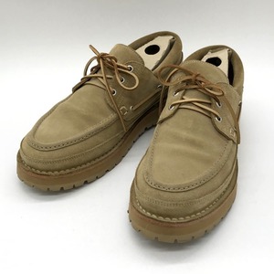 nonnative スエード デッキシューズ ローカット イタリア製 HUNTER DECK SHOES モックトゥシューズ 26.5cm ノンネイティブ 靴 B11869◆