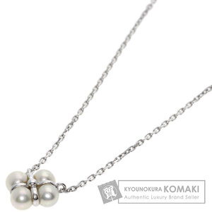 MIKIMOTO ミキモト ベビーパール 真珠 ペルリータ ネックレス K18ホワイトゴールド レディース 中古