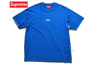 Supreme Overprint Small Box S/S Top 24SS　Blue/XLarge 国内正規品 シュプリーム Tee Tシャツ ボックスロゴ boxlogo