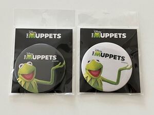 ☆THE MUPPETS(ザ・マペッツ)カーミット/缶バッジ /ディズニー/マペットショー/缶バッチ /直径7.5cm/２個セット①