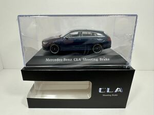 New car 新品未開封 セロファン付き 1/43 ディーラー特注品 メルセデスベンツ CLA Shooting Brake X118 ブルーメタリック【管理番号37】