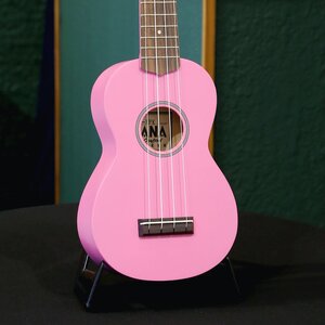 送料無料 Ohana SK-10 PK Soprano Ukulele Mahogany Matte Pink オハナ ソプラノ ウクレレ マホガニー 安心の検品調整済出荷