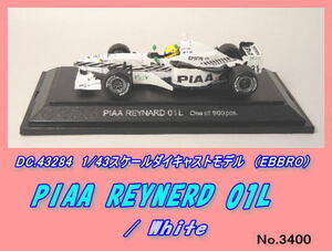 DIC-43284 1/43 PIAA REYNERD 01L （エブロ）