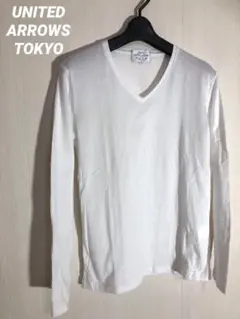 ✨UNITED ARROWS TOKYO Vネックカットソー　ロンT メンズ