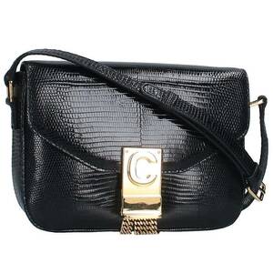 セリーヌバイエディスリマン CELINE by Hedi Slimane 188504BEV リザードショルダーバッグ 中古 SB01