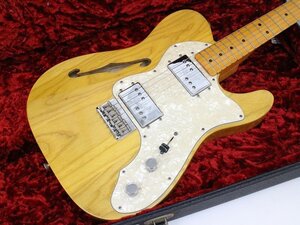 ▲▽Fender USA 72 Telecaster THINLINE 2003年製 エレキギター テレキャスターシンライン フェンダー ケース付△▼027158002m△▼