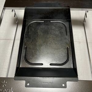 スノーピーク　snowpeak グリルプレートハーフ 深型　鉄板焼　焚火台　焼武者　ステンBBQ BOX Proに　②