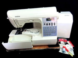 1000円スタート ミシン brother FERIEⅡ CPS72 ブラザー ブラザーミシン ハンドクラフト 手工芸 洋裁 通電確認済 ケース付 10 ミシンZ①202