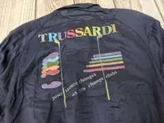 トラサルディー　TRUSSARDI  バックロゴ　コットンジャケット ジャンパー