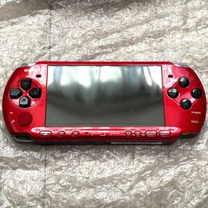 〈動作確認済み・最終型〉PSP-3000 本体 レッド/ブラック PlayStation Portable 薄型 バリューパック