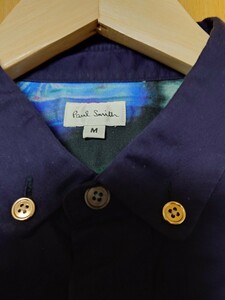 クリーニング済 Paul Smith（ポールスミス）ボタンダウンシャツ Мサイズ 日本製