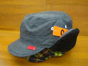 新品Clef (クレ) MADE IN JAPAN SERIES 2LAYER NYLON BOA WORK CAP GRAY