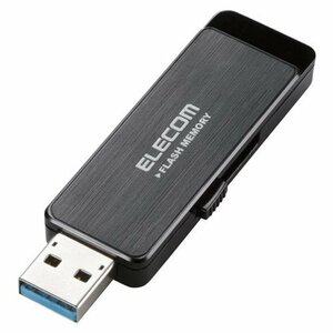 【中古】エレコム USBメモリ 4GB USB3.0 情報漏洩対策 パスワードロック ハードウェア暗号化機能搭載 ブラック MF-ENU3A04GBK