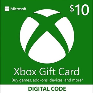 USA 北米版 Xbox Microsoft ギフト $10 ドル コード配信