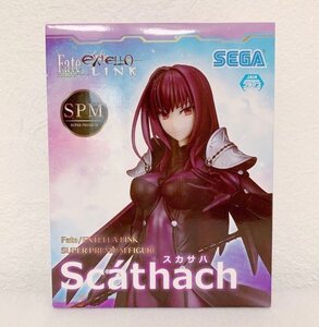 ＜未開封＞ランサー/スカサハ 「Fate/EXTELLA LINK」 スーパープレミアムフィギュア”スカサハ” ★箱の高さ約23cm〈F2W