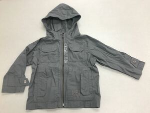 ●ＧＡＰブランド●新品●薄手ジャケットコート●100サイズ●ギャップ●グレー●フード付き●最後の１品●1-1