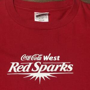 ☆ラグビー コカ・コーラレッドスパークス メンズ Tシャツ Coca-Cola Red Spark T-shirt tee コカ・コーラウエストレッドスパークス