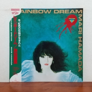 帯付LP/ 浜田麻里「レインボー・ドリーム / RAINBOW DREAM」松本孝弘 / ゲイリー・ムーア