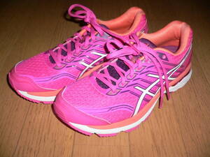 アシックス レディース ランニングシューズ GT-2000 LADY NEW YORK 5 GEL TJG523 2001 ピンクグローxホワイト 23.5cm 23.5センチ ゲルasics