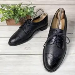 463【美品】carino カリーノ ドレス シューズ レザー 黒 22.5