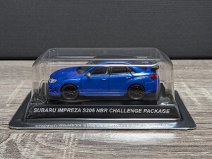 京商　1/64 スケール　スバルミニカーコレクション　　インプレッサS206 NBR チャレンジパッケージ