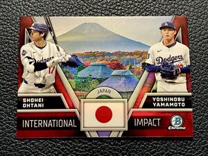 大谷翔平/ 山本由伸2024 Bowman Chrome - International Impact - #II-1