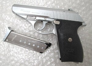 ■◆ KSC P232 SL ABSシルバー　ガスブローバック　ASGK刻印　ガスガン　動作品　SIG SAUER シグザウエル　