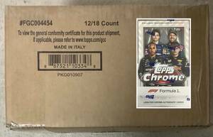 2021 TOPPS CHROME FORMULA 1 HOBBY 新品未開封カートン (周冠宇)