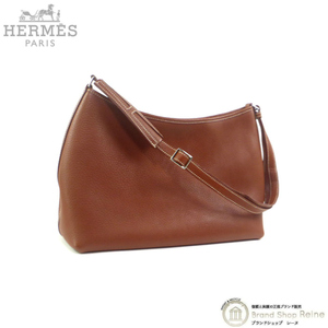 エルメス （HERMES） BERLINGOT ベルランゴ GM ブッフルスキッパー ゴールド □E刻 ショルダー バッグ ヴィンテージ（中古）