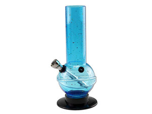 [ブルー] ACRYL BONG アクリル ボング バブル 水パイプ カンナビスカップ high times ハイタイムズ 喫煙具 タバコ thc マリファナ 大麻