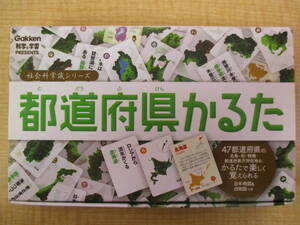 ☆1344【送料無料】都道府県かるた 47都道府県 教育 学習 知育 教材 児童 学生 地理 日本 勉強 ゲーム 学研ステイフル 子供から大人まで