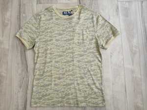 size M 新品 BARBOUR x WHITE MOUNTAINEERING バブアー ホワイトマウンテニアリング 総柄 Tシャツ 迷彩 カモフラ