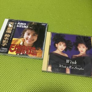 WINK／ HOT SINGLES 、鈴木 彩子／　天地創造～独立戦争 スペクトラム 上田知華 高見沢俊彦 野村義男 フジTV／テニス少女夢伝説 愛と響子