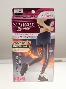 【ピップ】スリムウォーク Beau-Acty 燃焼シェイプレギンス S-M ブラック PH750【未使用】