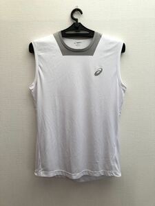 asics（アシックス）SAテニス ATHLETE SINGLET（ノースリーブテニスシャツ）125153☆インポートS（身長170〜174）（220809）