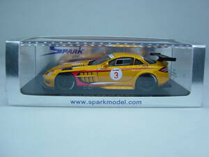 spark 1/43 Mercedes Benz SLR GT Trophy 2008 #3 K.Hummel メルセデス SLRマクラーレン 