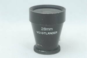 ★実用良品★Voigtlander フォクトレンダー 28mm M ビューファインダー ブラック♪