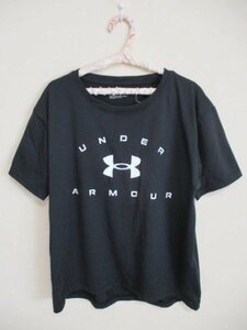 ●　アンダーアーマー　● 　半袖Tシャツ　■　 M　黒（30816）