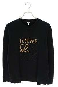 ロエベ LOEWE H526341XA1 サイズ:XL アナグラムエンブロイダリークルーネックスウェット 中古 SB01