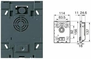 (JT09)パナソニック電工 警報表示付ドアホン子器内器(テスト釦付) EJ1580