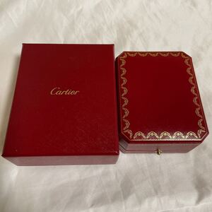 美品 Cartier カルティエ 空箱　指輪用　結婚指輪用　ペアリングケース　リング用　ジュエリーケース　空き箱　BOX Ca-XM