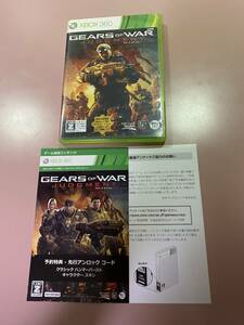 送料無料 Xbox360★ギアーズオブウォー ジャッジメント★used☆Gears of War Judgement ☆import Japan