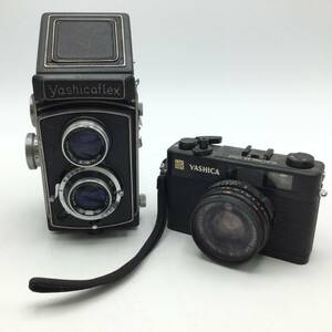 G16〇【動作/精度未確認】ジャンク品 フィルムカメラ 2点セット yashica flex 二眼レフ ELECTRO35 CC 現状品 