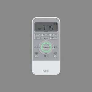 【中古】 NEC 照明器具用リモコン LEDシーリングライト用 電池別売 RE0302