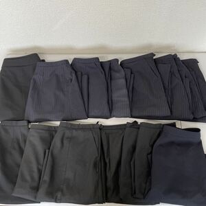 【大量】訳あり 15枚 80サイズ満タン！ 中古 スカート ENJOY他 /詰合わせセット /会社制服 OL 事務服 受付/9号/11号/15号/19号/サイズ色々